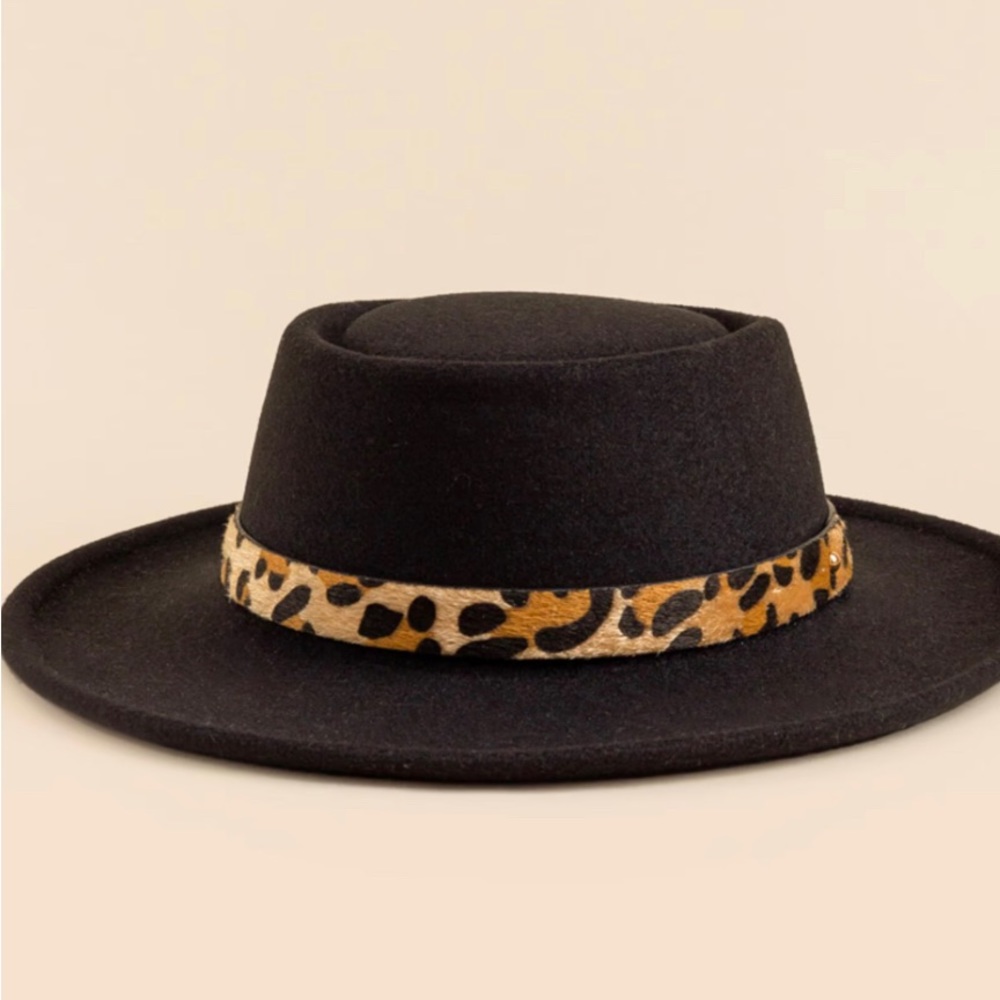 Printed Band Panama Hat
